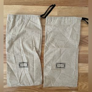 EMPTY Gucci 2 Dust Bags for Shoes